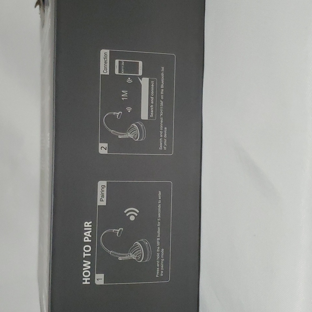 Mopchnic Bluetooth Headset, Wireless Headset w Microphone AI Noise Canceling - Picture 13 of 13